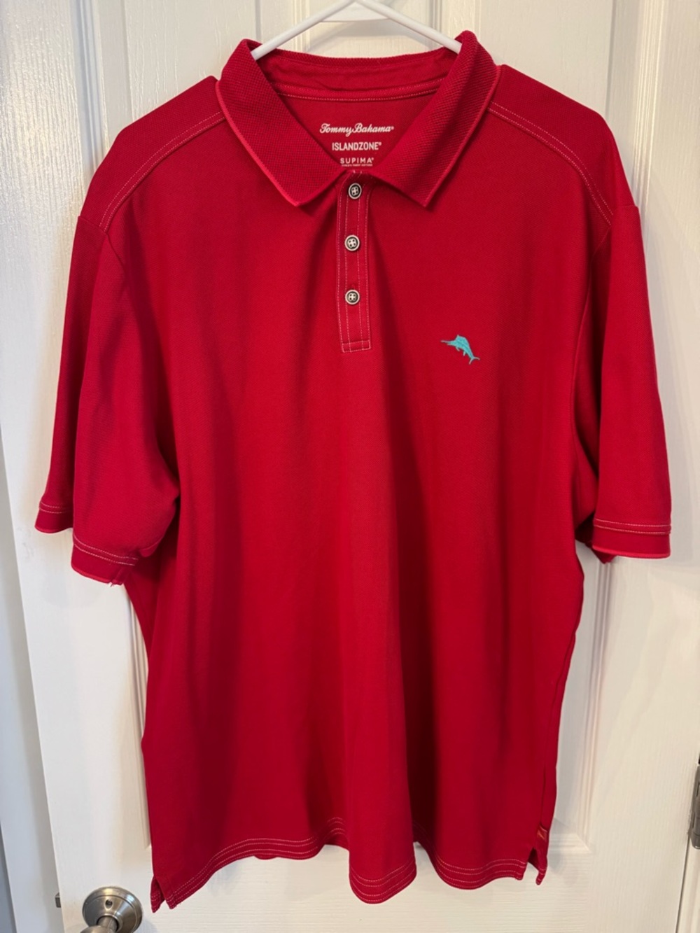 Tommy Bahama Island Zone Red Polo with logo Size XXL